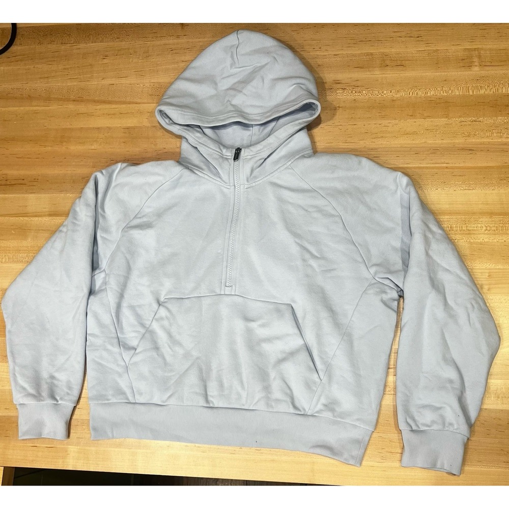 Athleta forever fleece 1/2 zip Hoodie
